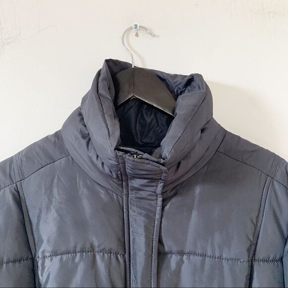 Old Navy Dark Grey Medium Length‎ Puffer Coat. - Picture 8 of 10